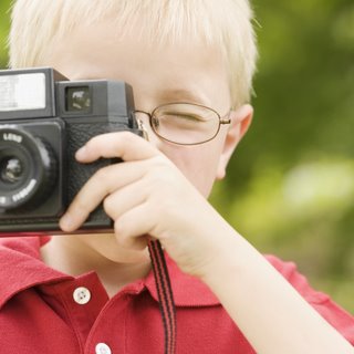 boy with camera