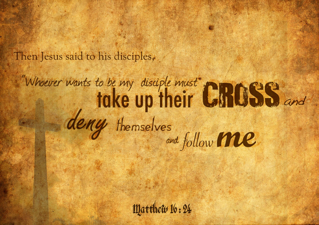 take up  your cross